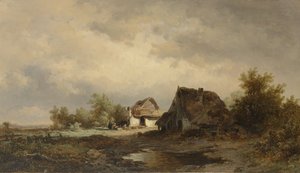 Landscape with Huts on the Heath